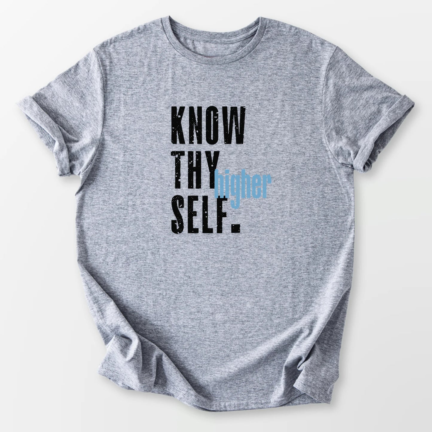 Know Thy Higher Self Tee Sport Grey T-Shirt
