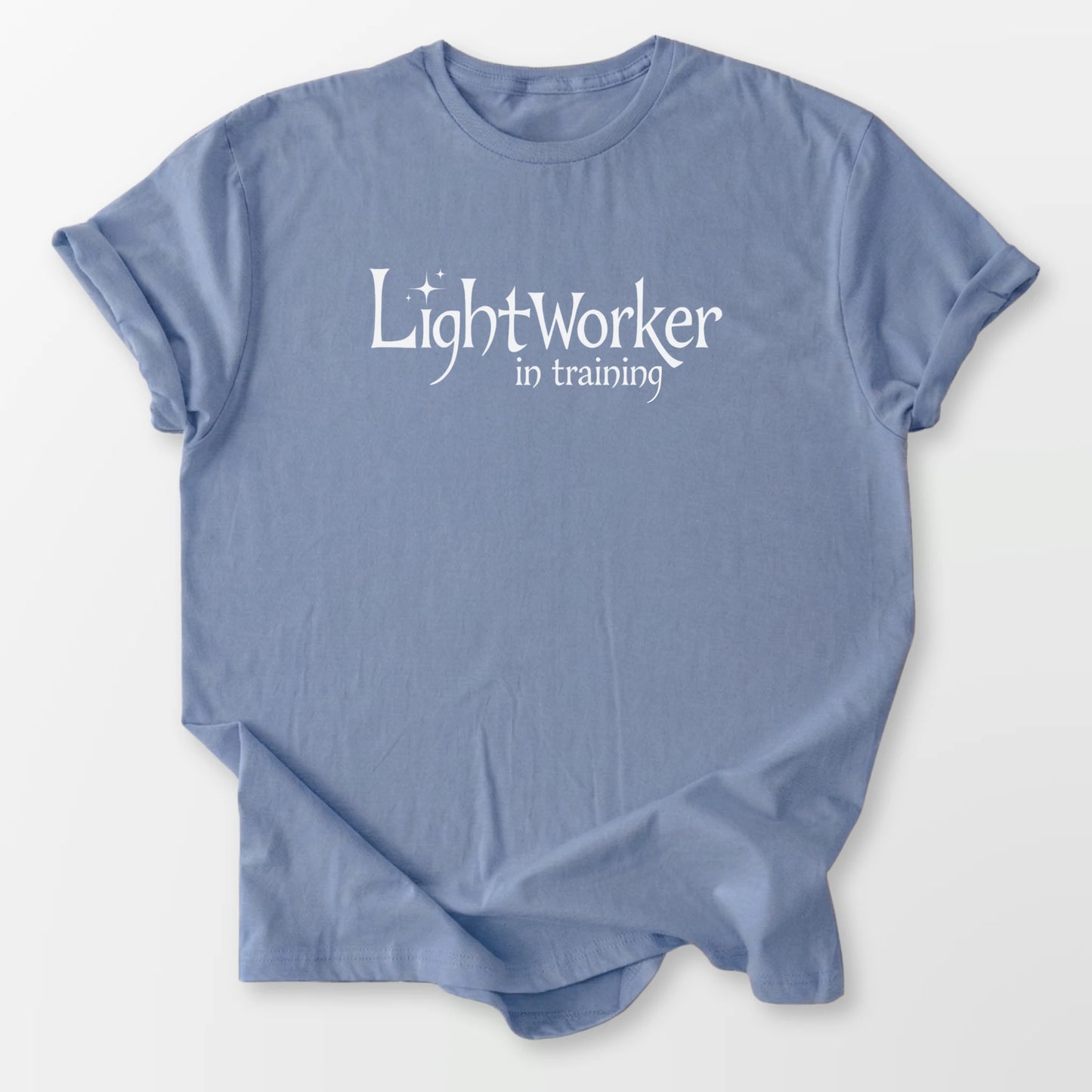 Lightworker in Training Tee Stone Blue T-Shirt