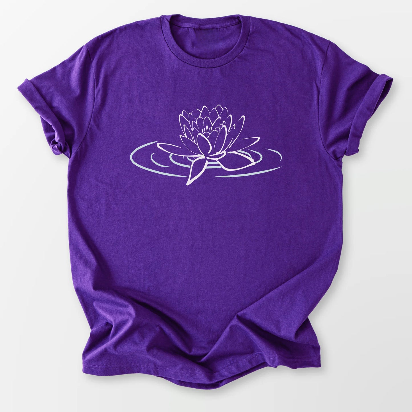 Lotus Afloat Tee Purple T-Shirt