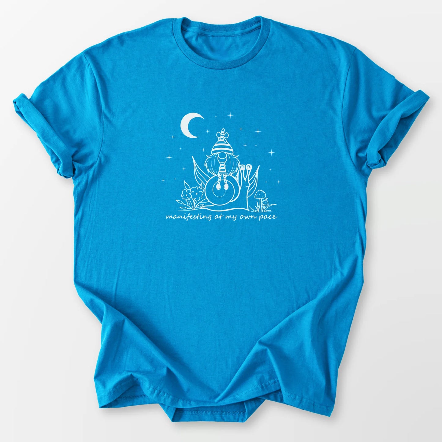 Manifesting At My Own Pace Tee Sapphire T-Shirt
