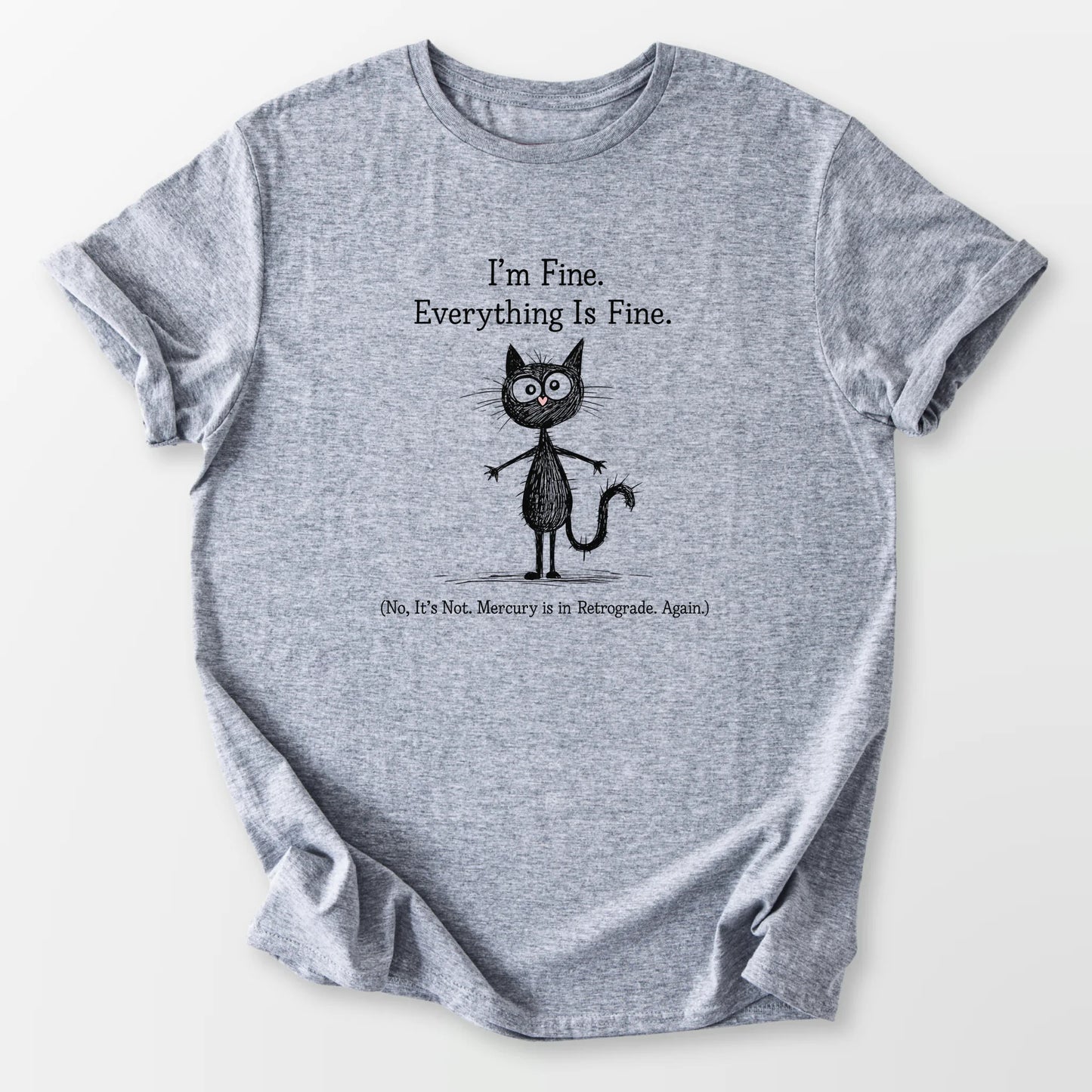 Mercury in Retrograde Tee Sport Grey T-Shirt