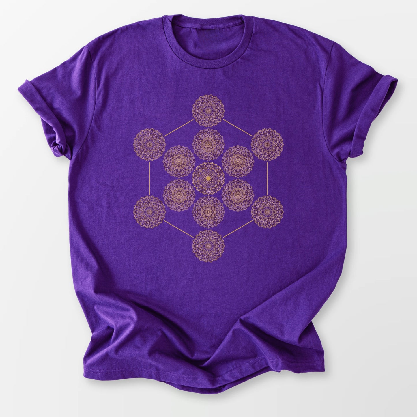 Metatron's Mandala Tee Purple T-Shirt
