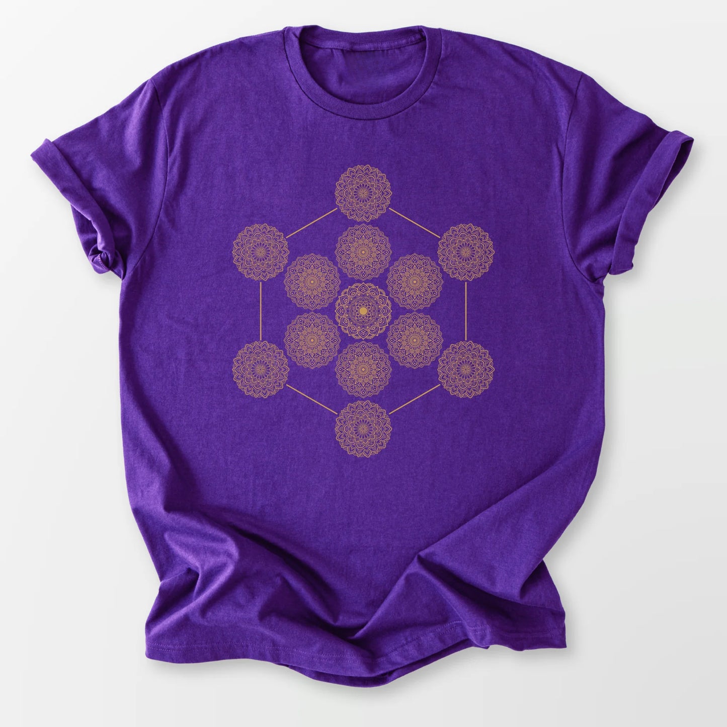 Metatron's Mandala Tee Purple T-Shirt