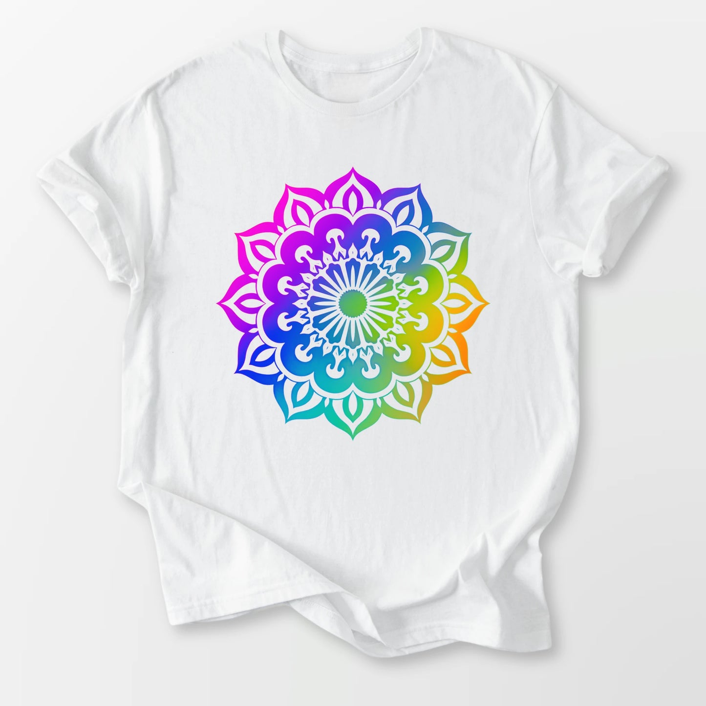 Modern Mandala Tee White T-Shirt