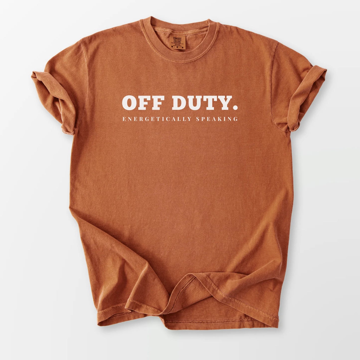 Off Duty Energetically Comfort Tee Yam T-Shirt