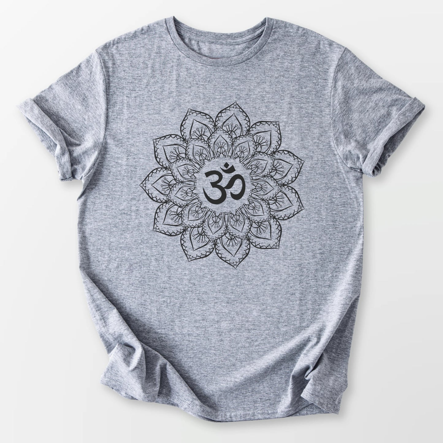 Om Mandala Tee Sport Grey T-Shirt