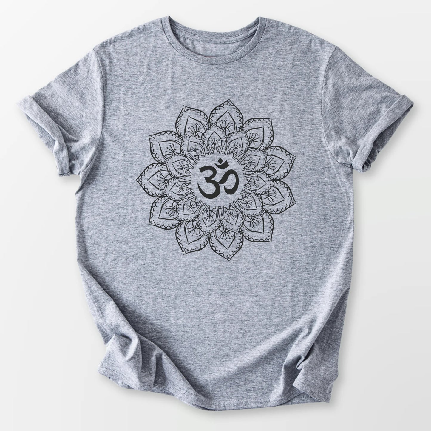 Om Mandala Tee Sport Grey T-Shirt