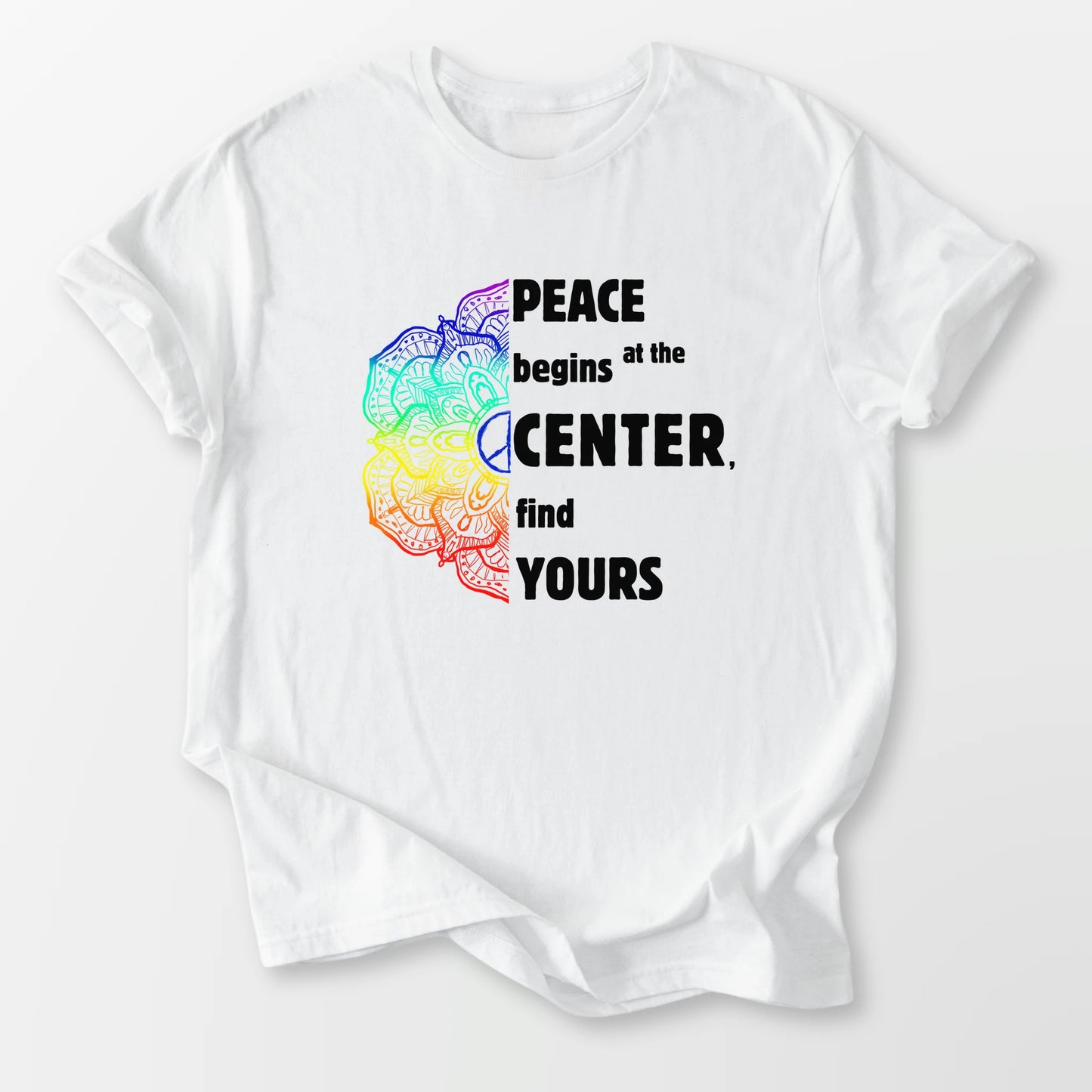 Peace Begins Tee White T-Shirt