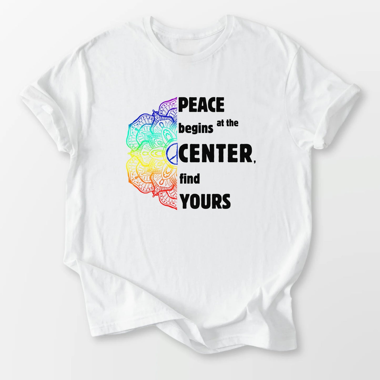 Peace Begins Tee White T-Shirt