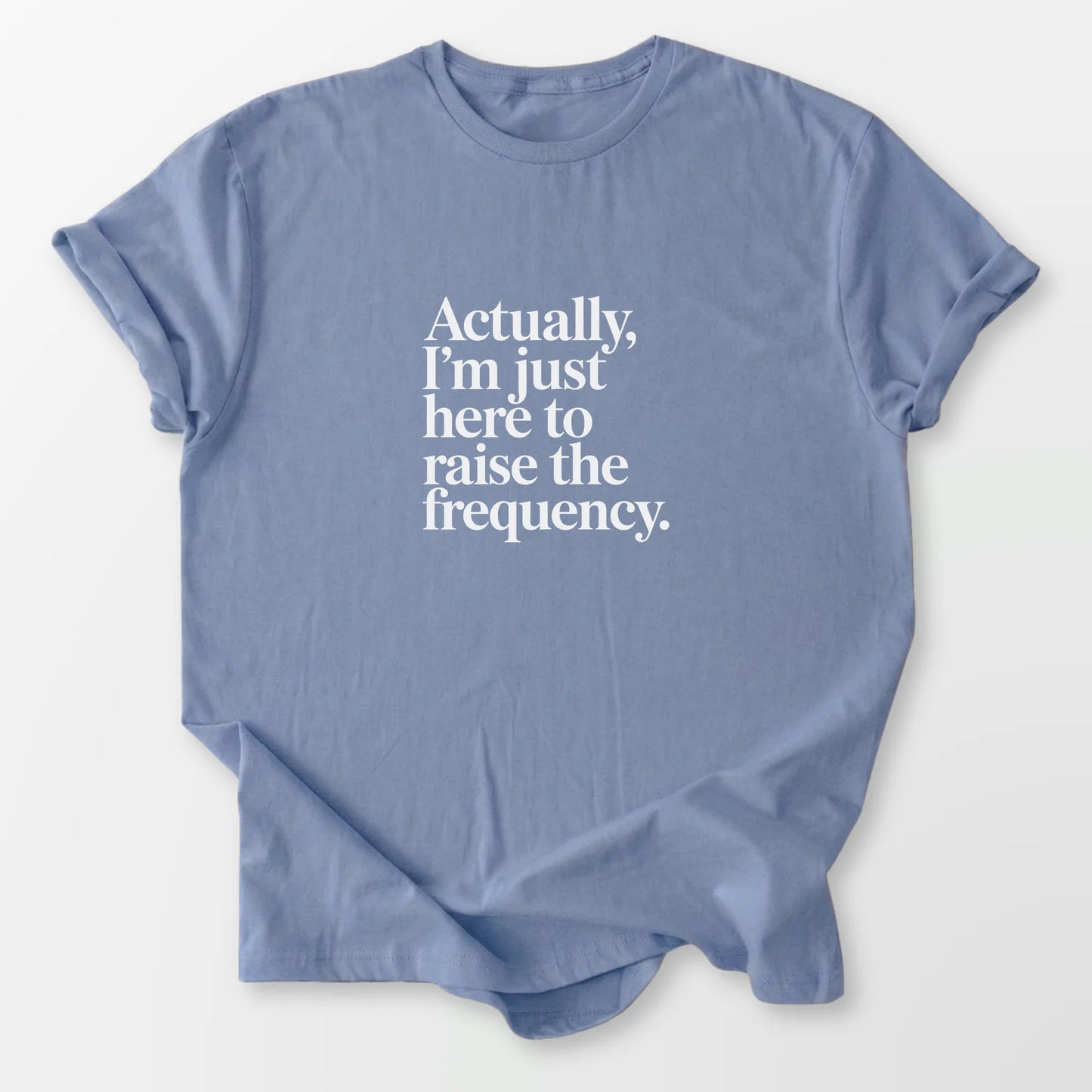 Raise the Frequency Tee Stone Blue T-Shirt