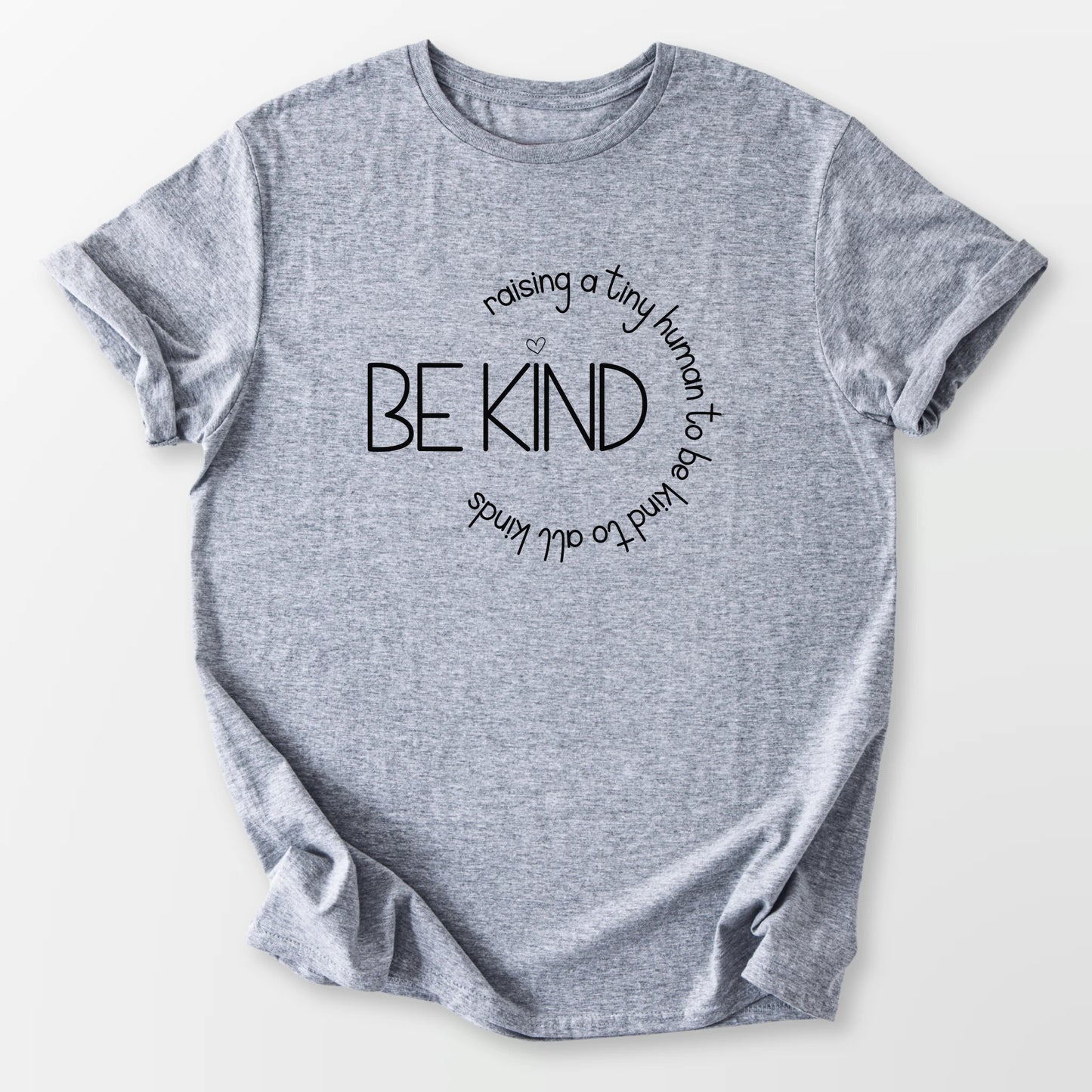 Raising A Tiny Human Tee Sport Grey T-Shirt