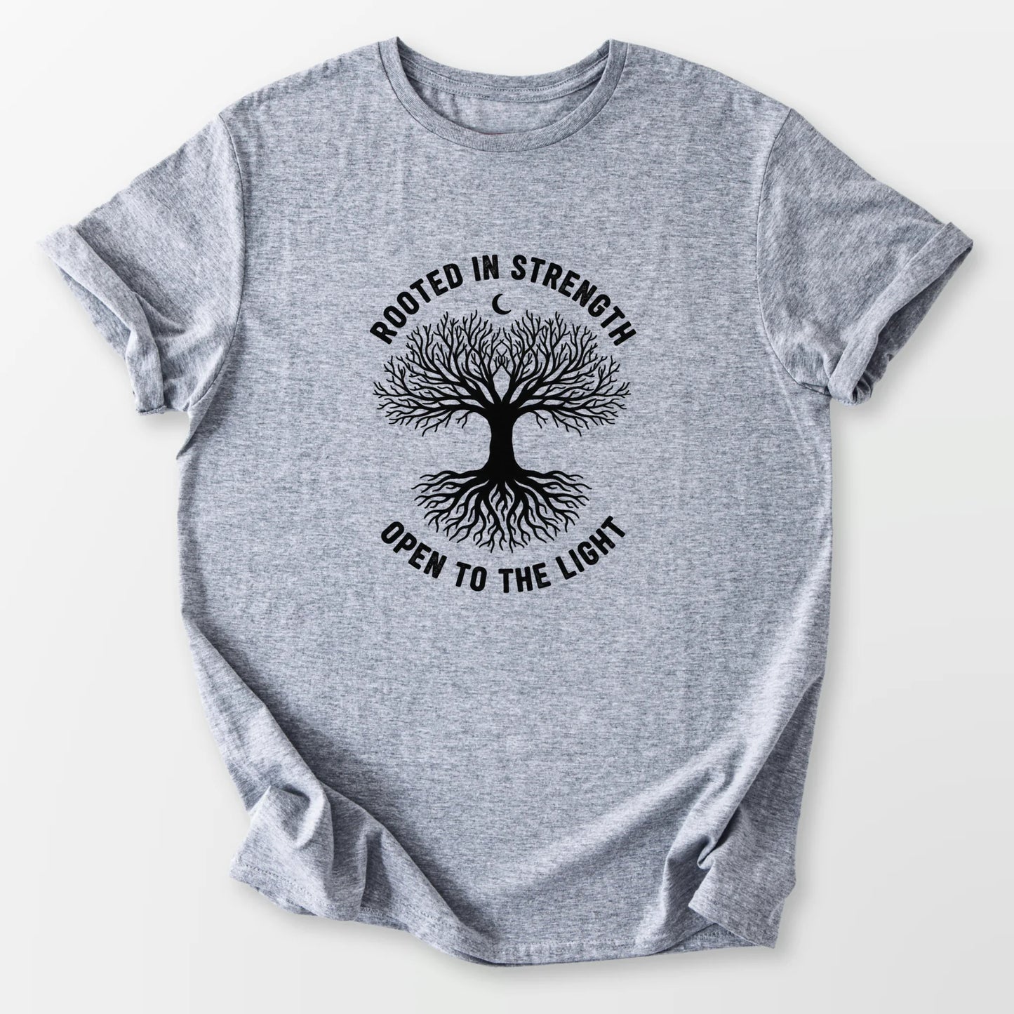 Rooted in Strength Tee Sport Grey T-Shirt