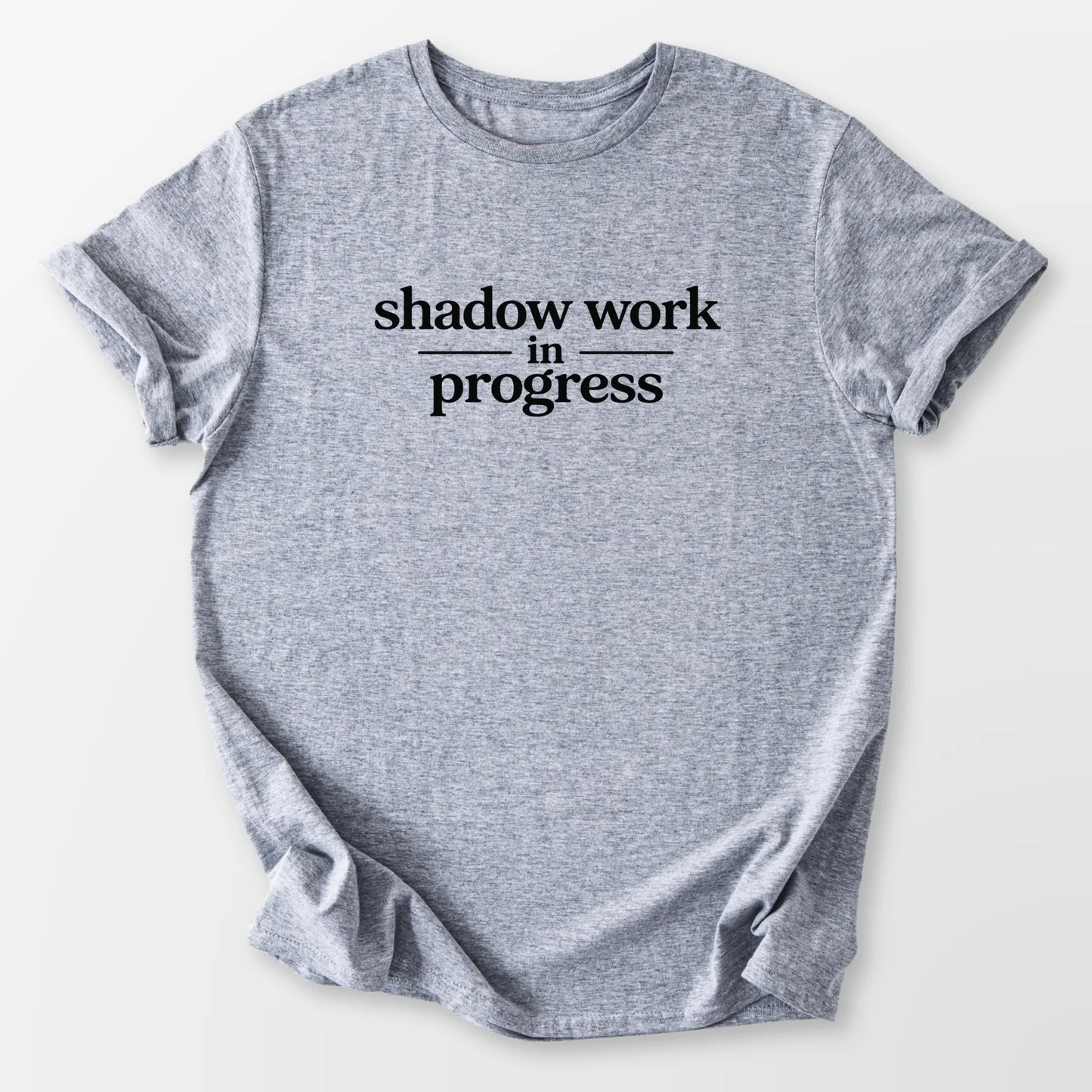 Shadow Work in Progress Tee Sport Grey T-Shirt