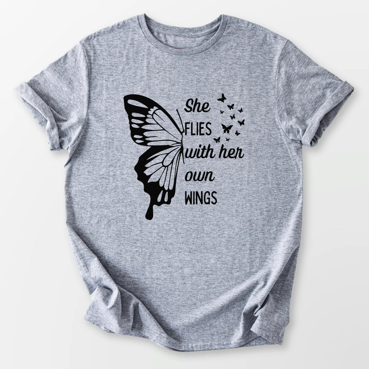 She Flies Tee Sport Grey T-Shirt