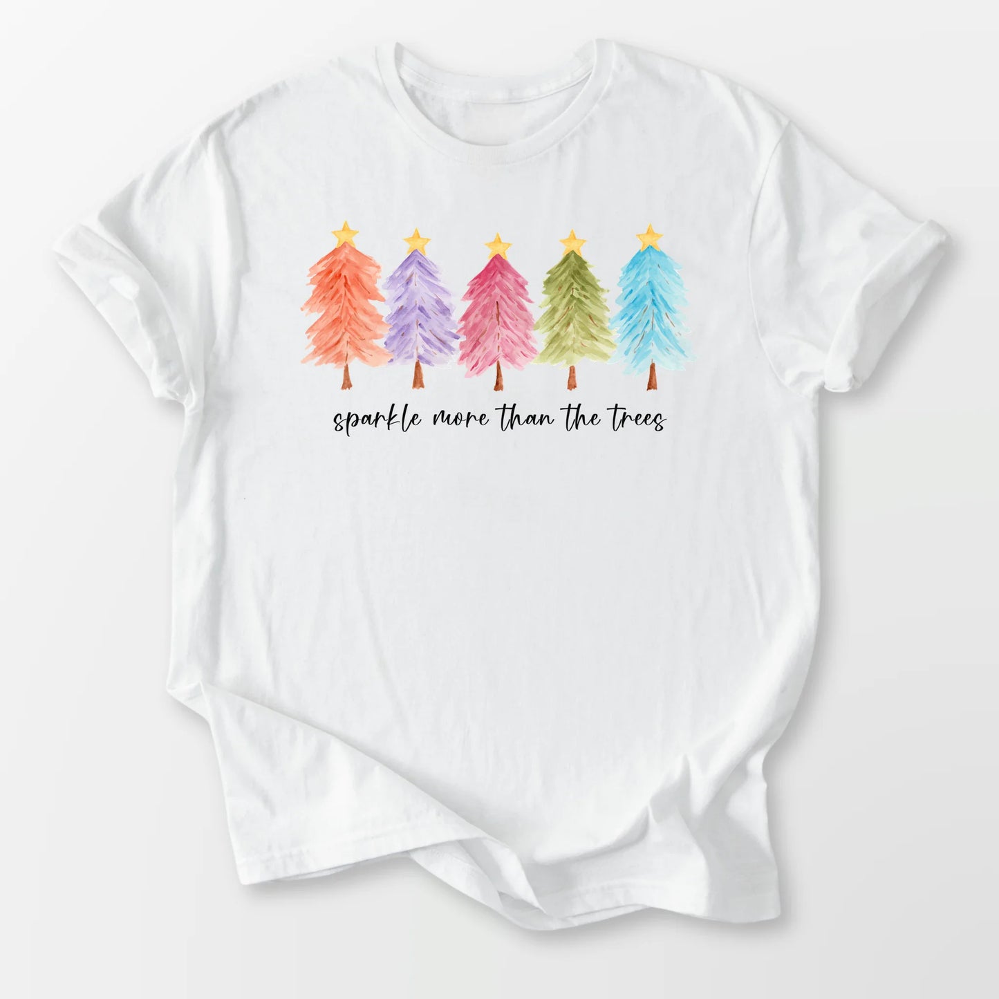 Sparkle More Tee White T-Shirt