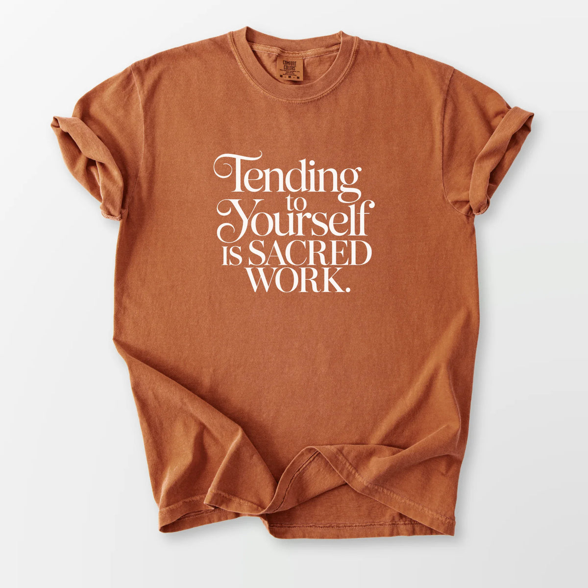 Tending to Yourself Comfort Tee Yam T-Shirt