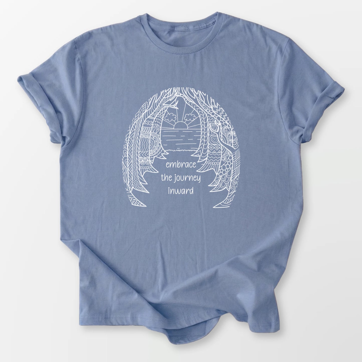 The Journey Inward Tee Stone Blue T-Shirt