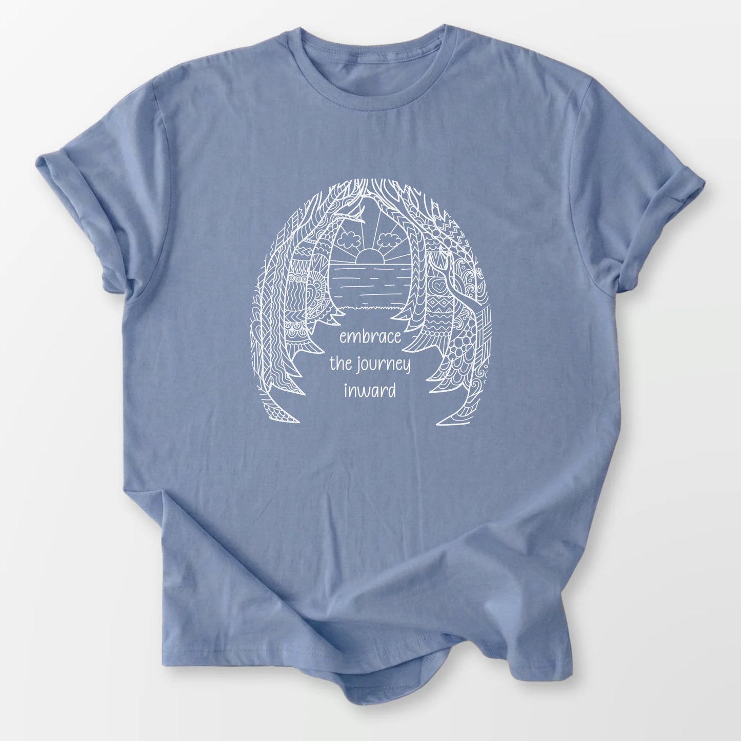 The Journey Inward Tee Stone Blue T-Shirt