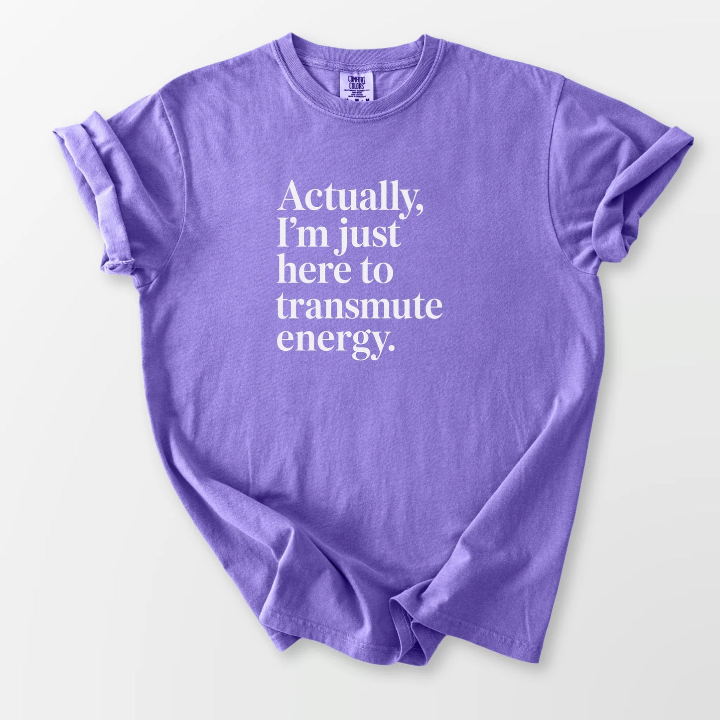 Transmute Energy Comfort Tee Violet T-Shirt