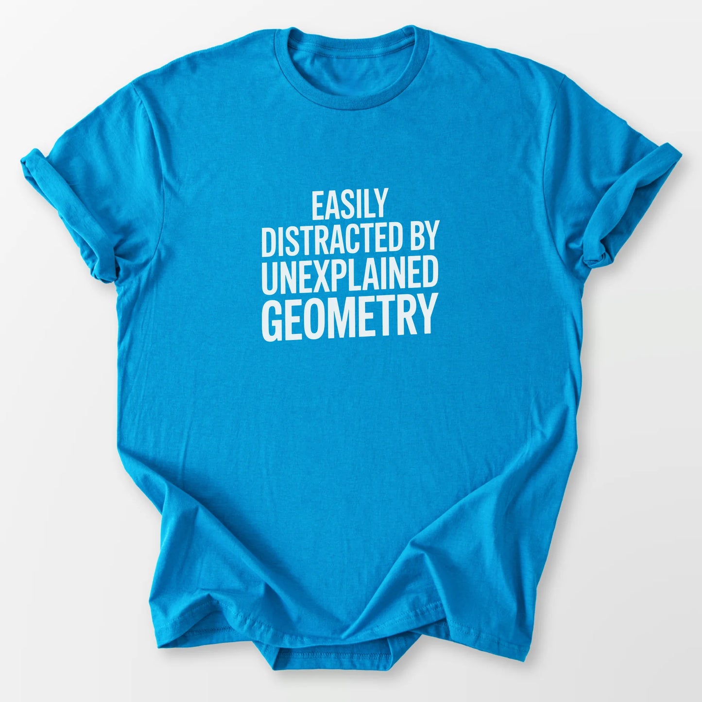 Unexplained Geometry Tee Sapphire T-Shirt