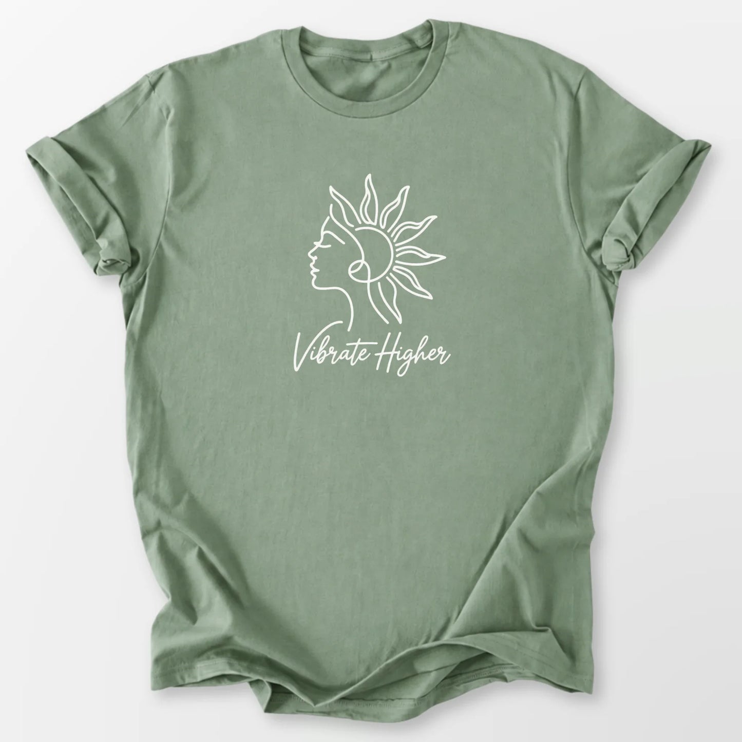 Vibrate Higher Tee Sage T-Shirt