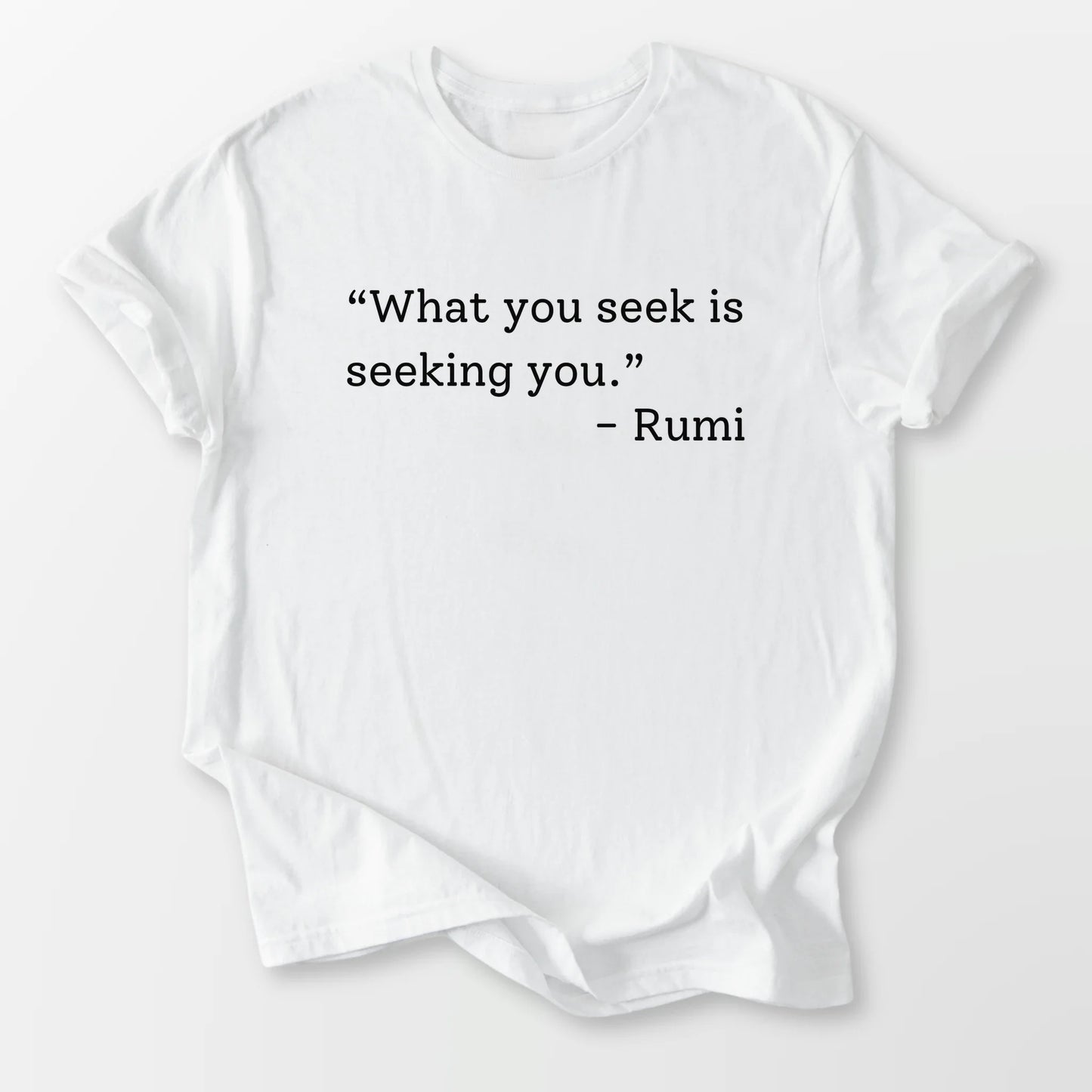 What You Seek Tee White T-Shirt