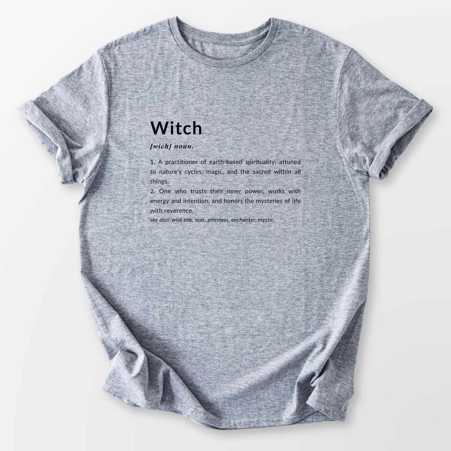 Witch Definition Tee Sport Grey T-Shirt