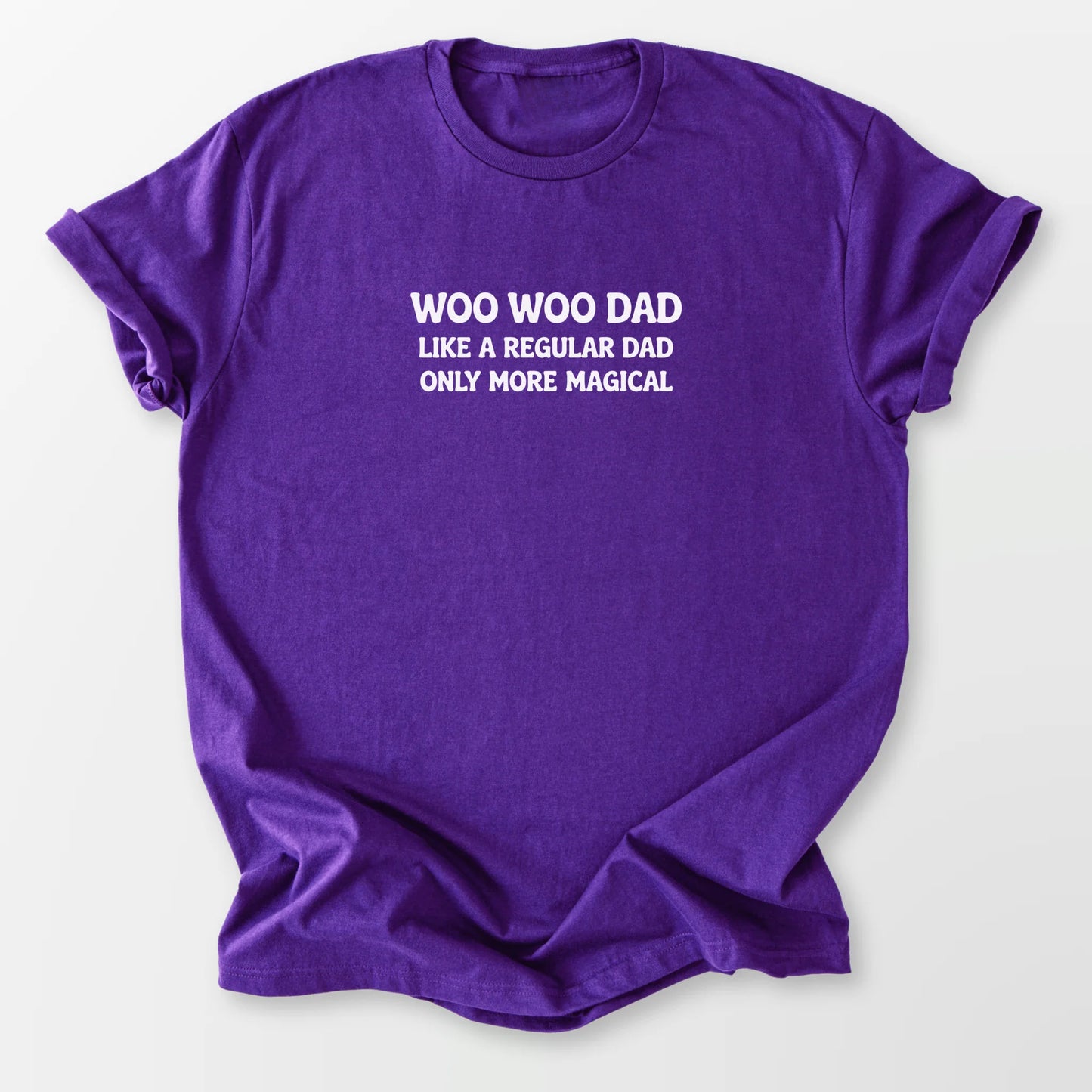 Woo Woo Dad Tee Purple T-Shirt