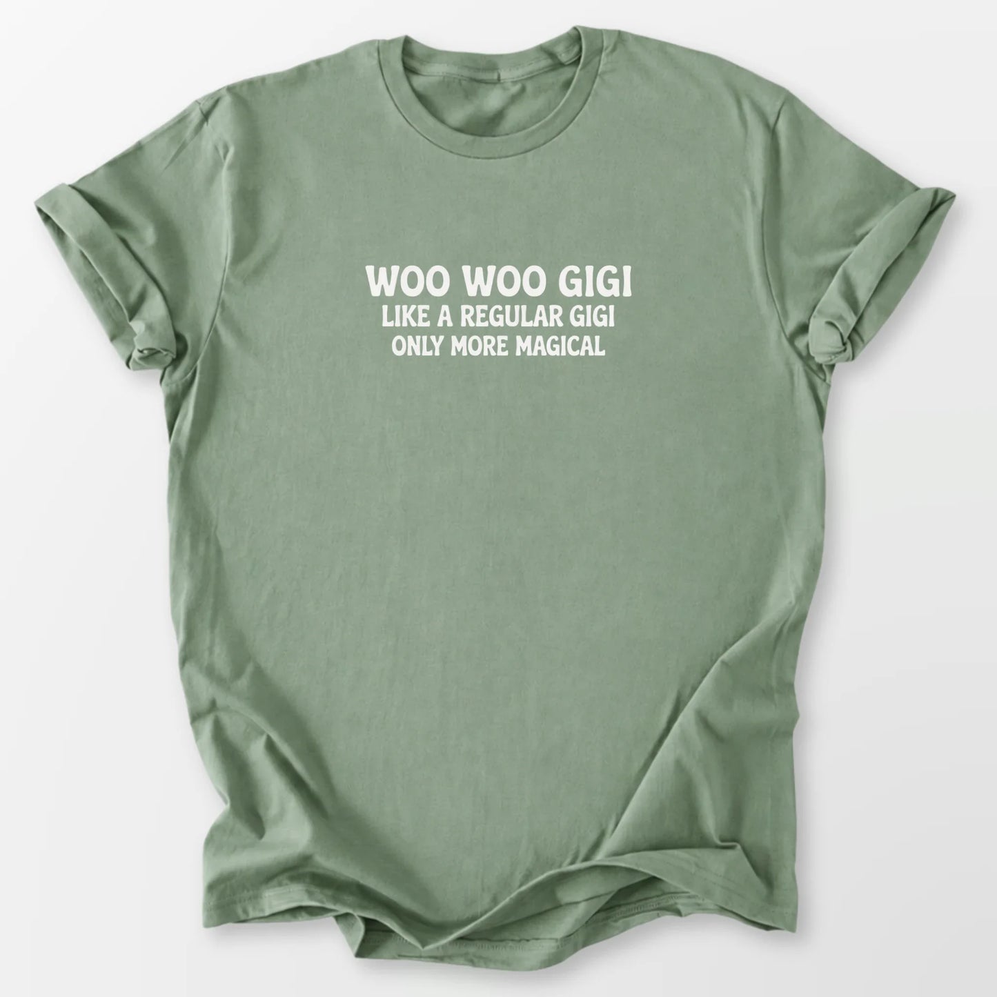 Woo Woo Gigi Tee Sage T-Shirt