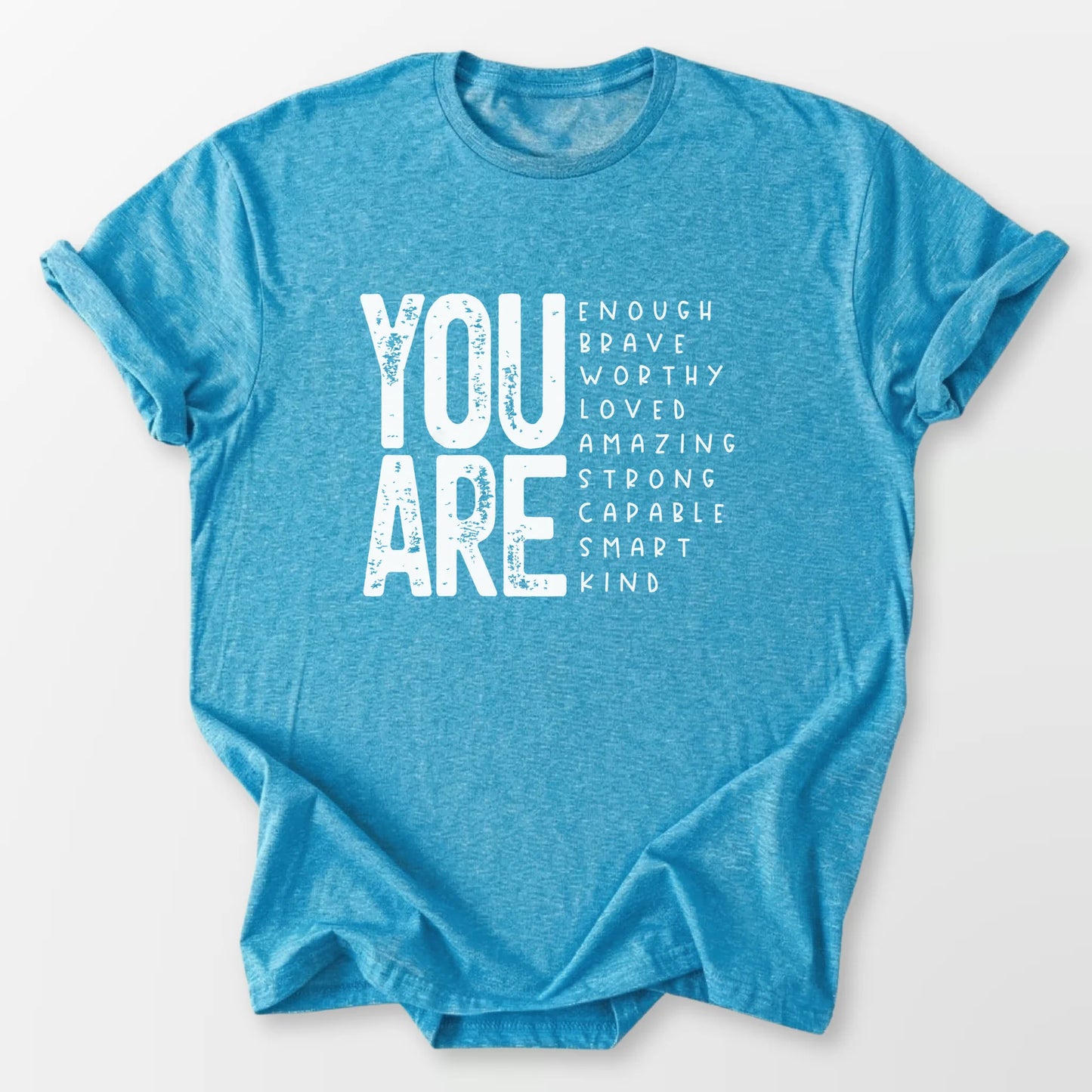 You Are So Much Tee Heather Sapphire T-Shirt