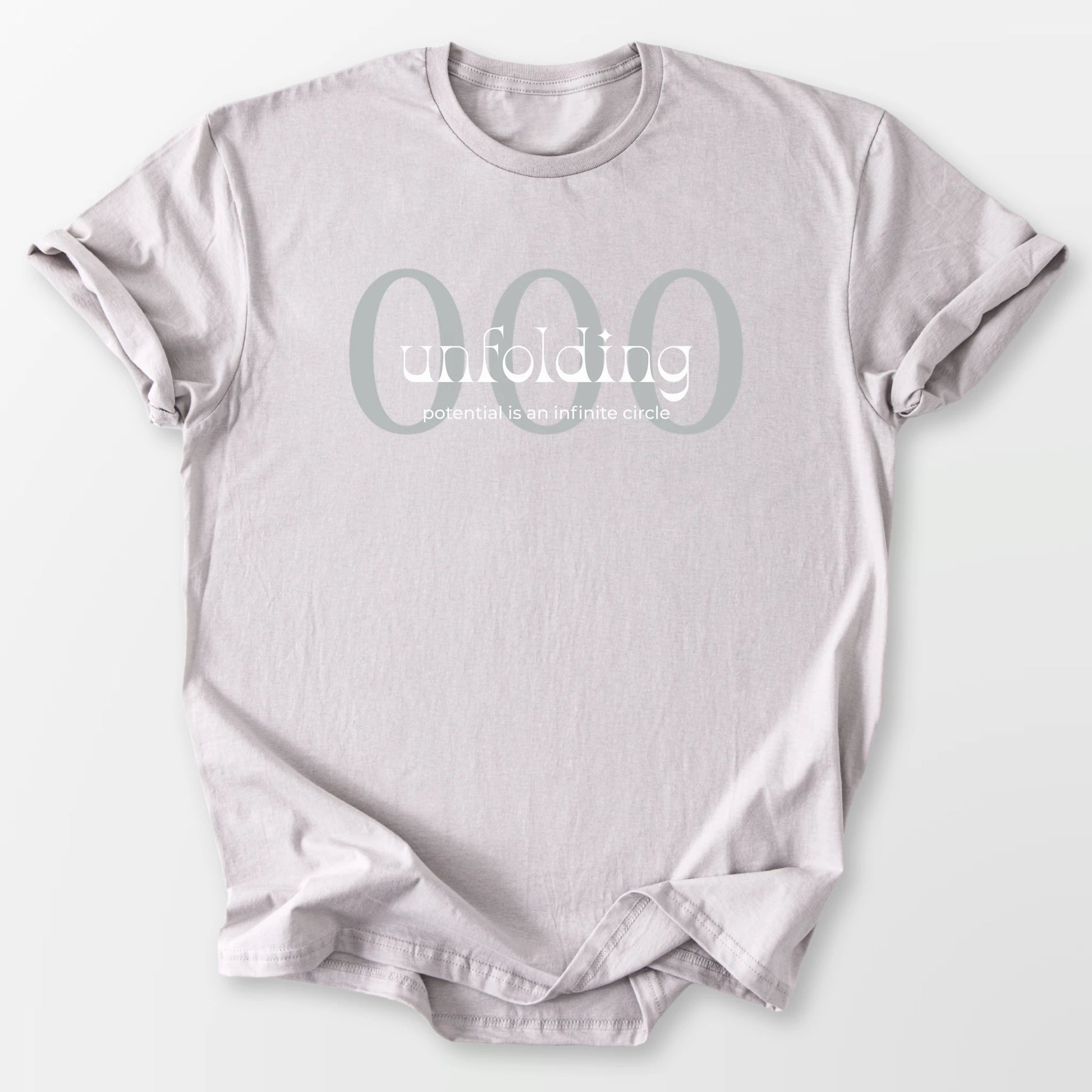 000 Angel Number Tee Ice Grey T-Shirt
