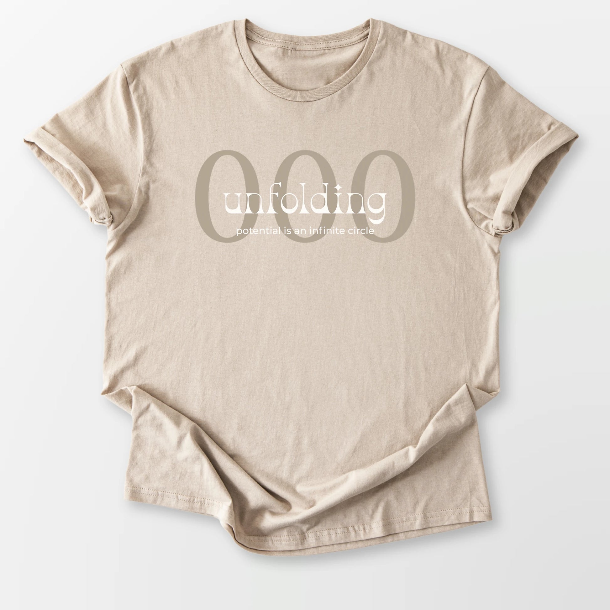 000 Angel Number Tee Sand T-Shirt