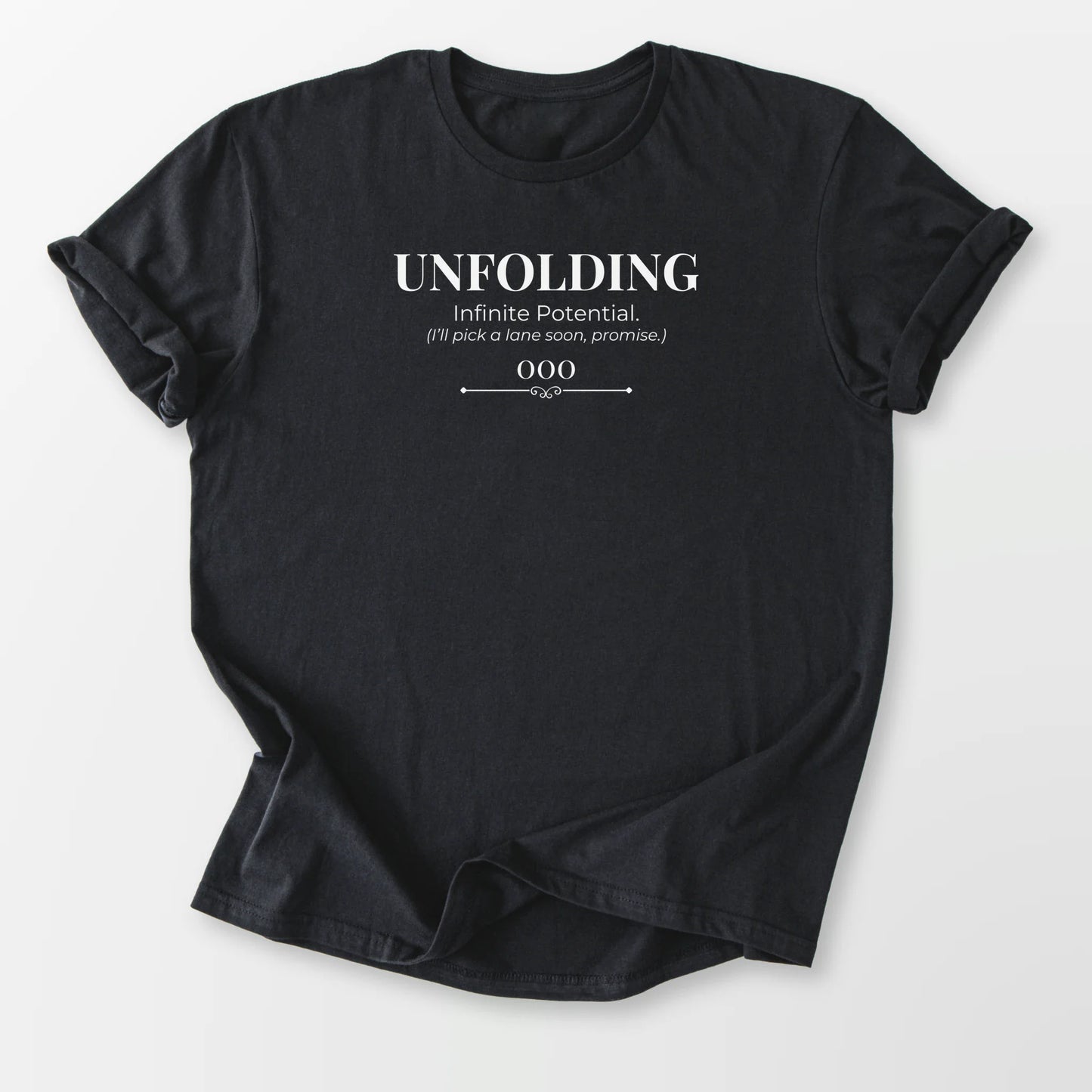 000 Unfolding Tee Black T-Shirt
