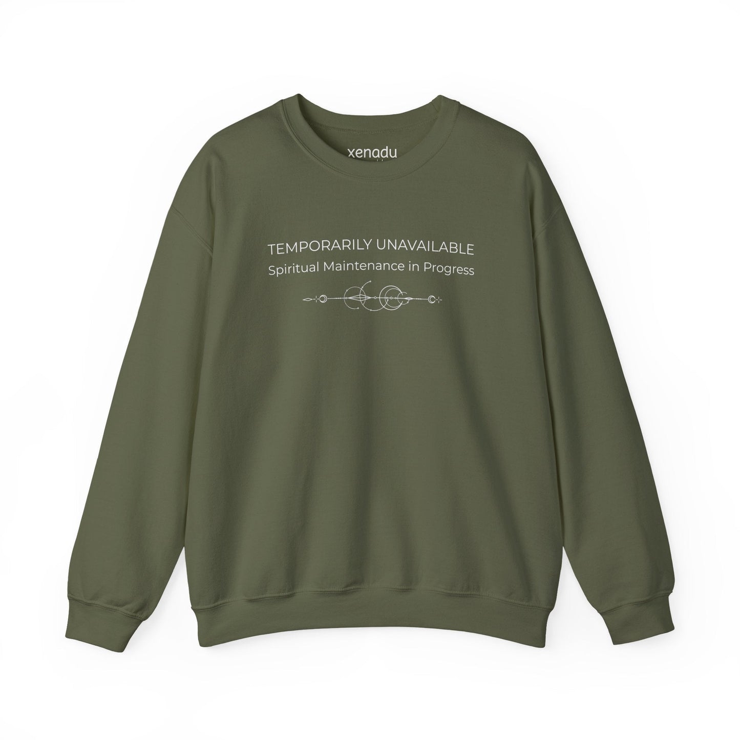Spiritual Maintenance Sweatshirt Military Green Sweatshirt