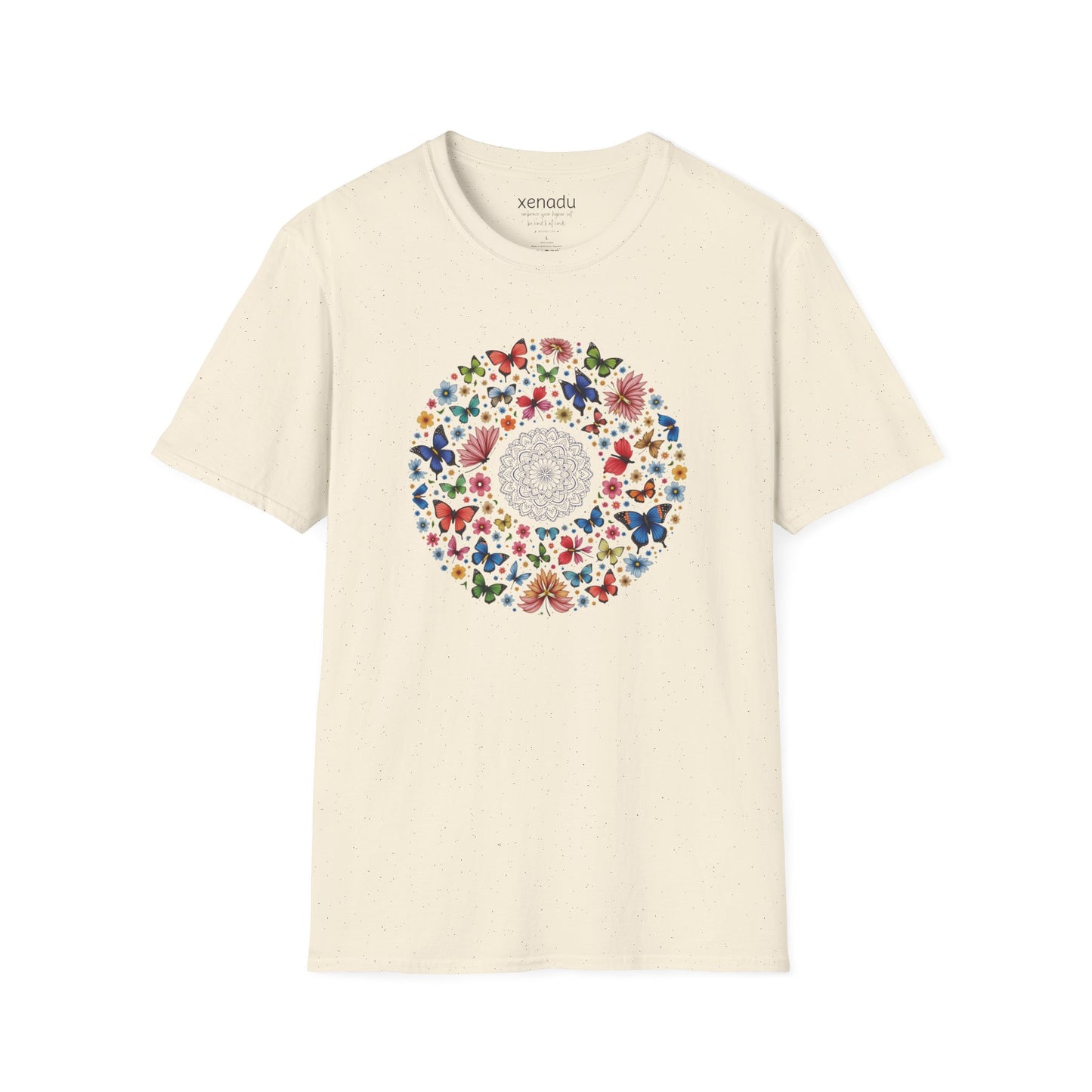 Bright Butterfly Mandala Tee