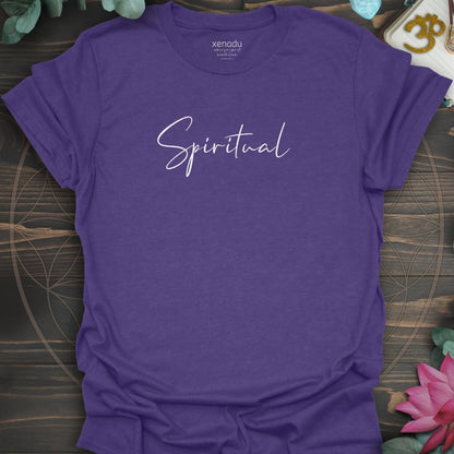Spiritual Tee Heather Purple T-Shirt