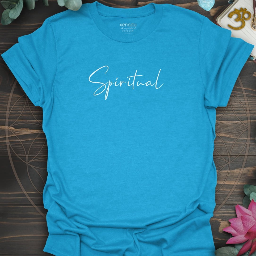 Spiritual Tee Heather Sapphire T-Shirt