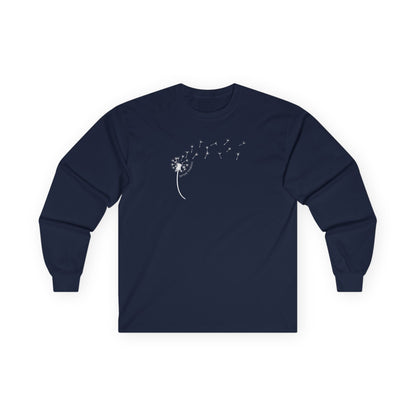 Kindness Dandelion Long Sleeve Tee Navy Long-sleeve