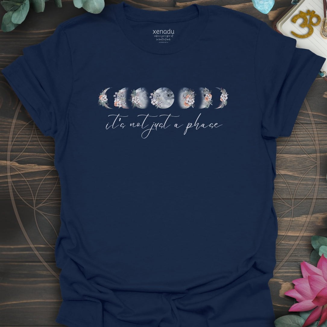Not Just a Phase Tee Navy T-Shirt