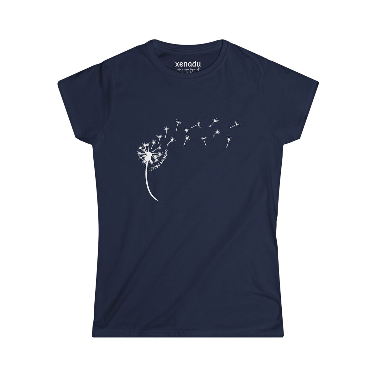 Kindness Dandelion Women's Tee Navy