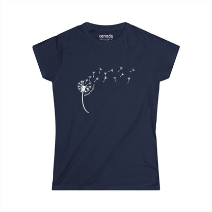 Kindness Dandelion Women's Tee Navy