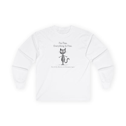 Mercury in Retrograde Long Sleeve Tee White Long-sleeve