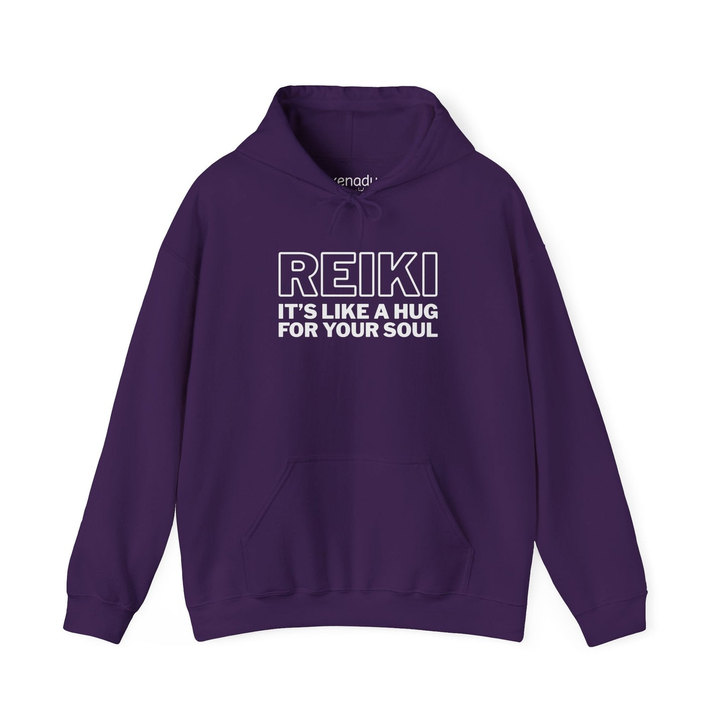 Reiki is Like a Hug Hoodie Purple Hoodie