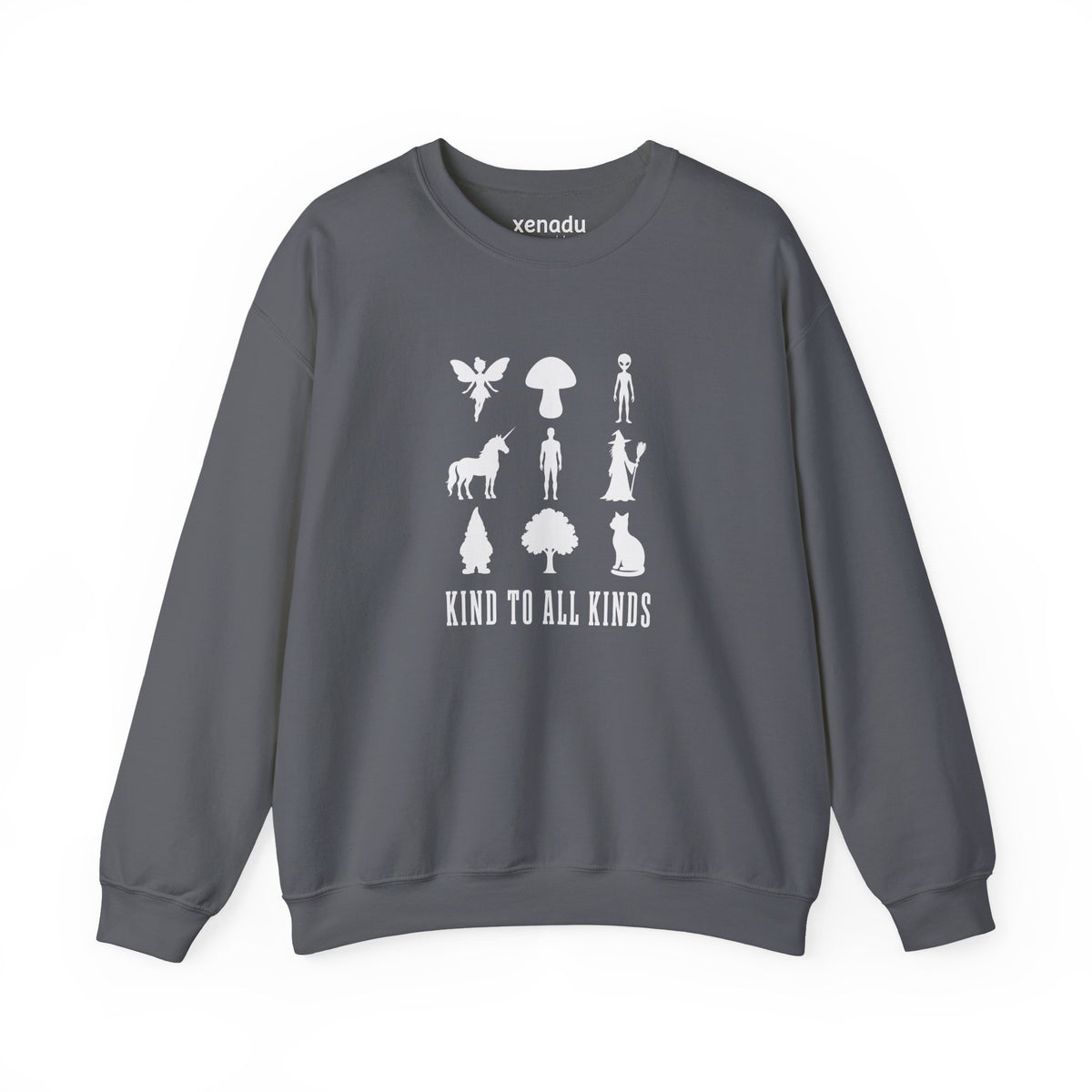 I'm Kind To All Kinds Sweatshirt Charcoal