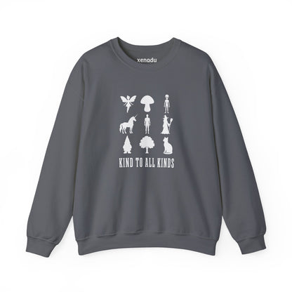 I'm Kind To All Kinds Sweatshirt Charcoal
