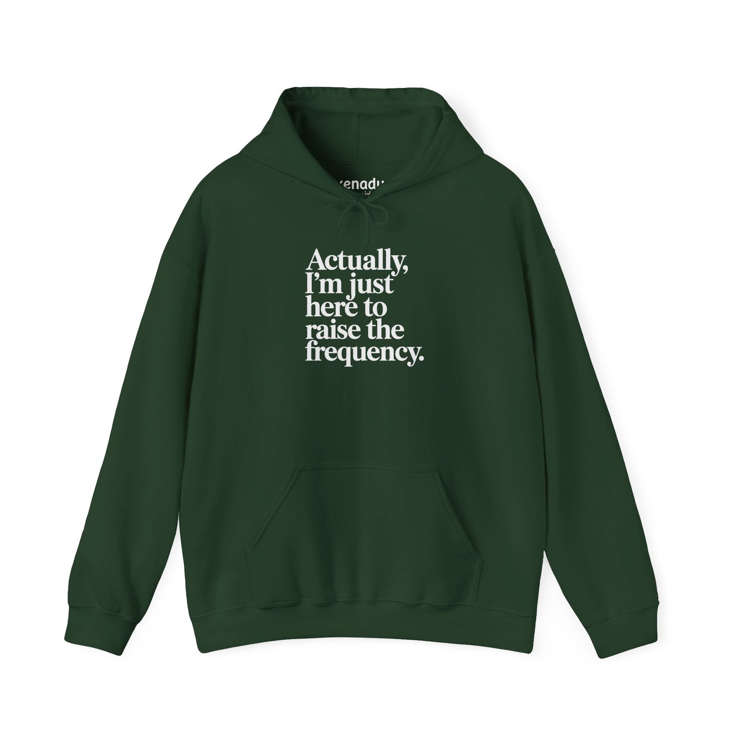 Raise the Frequency Hoodie Forest Green