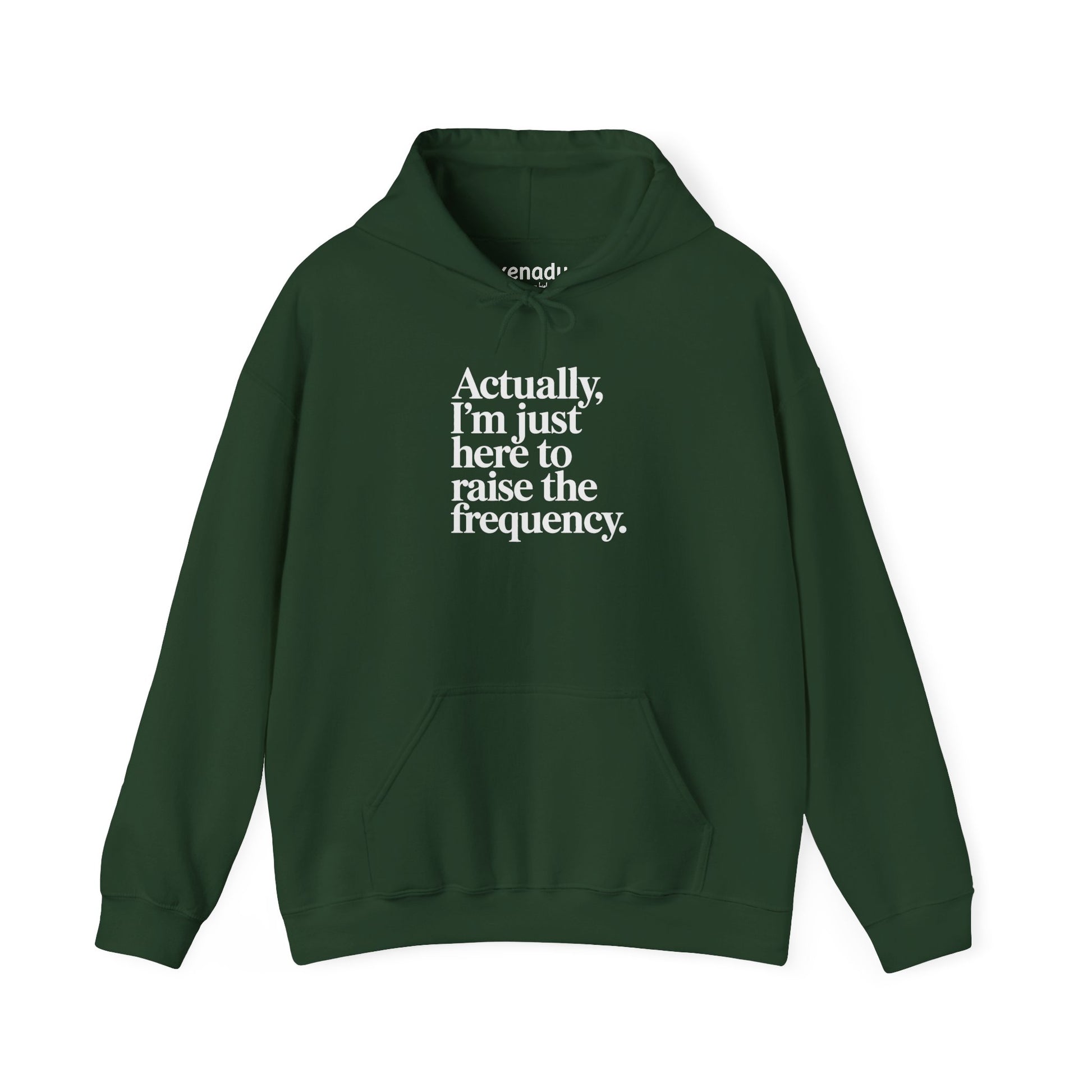 Raise the Frequency Hoodie Forest Green
