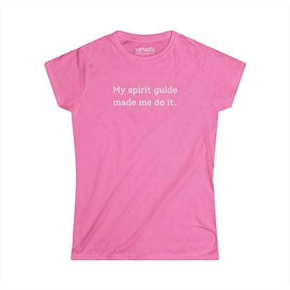My Spirit Guide Women's Tee Azalea
