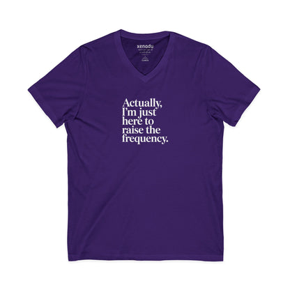 Raise the Frequency V-Neck Tee