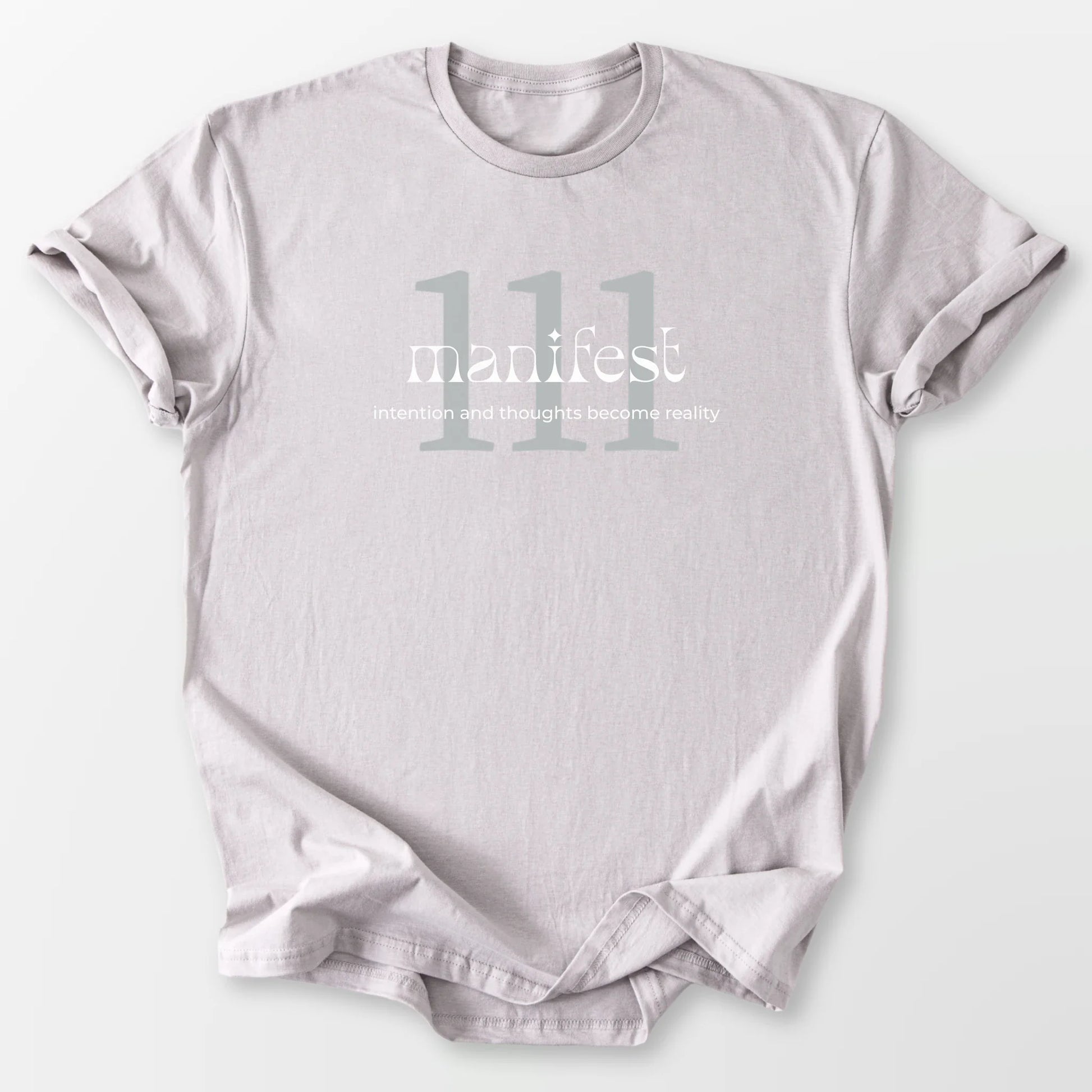 111 Angel Number Tee Ice Grey T-Shirt